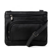 Super Soft Leather Wide Crossbody Bag - 5 Colors